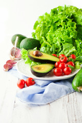 Mix of summer vegetables