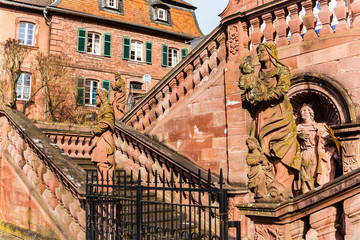 Das Kloster in der Barockstadt Amorbach