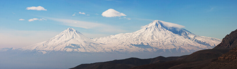 Fototapeta na wymiar Biblical Mt. Ararat