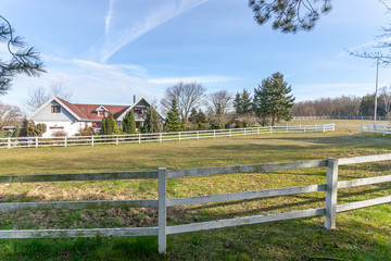 Farm house and paddock