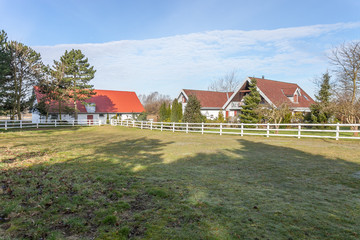 Farm house and paddock