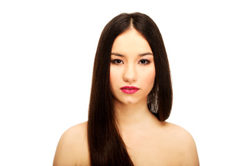 Fototapeta premium Beauty woman with full make up.