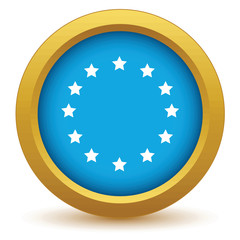 Gold European Union icon