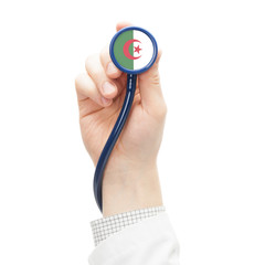 Stethoscope with flag series - Algeria