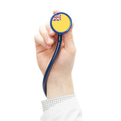 Stethoscope with flag series - Niue