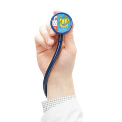 Stethoscope with flag series - Saint-Pierre and Miquelo