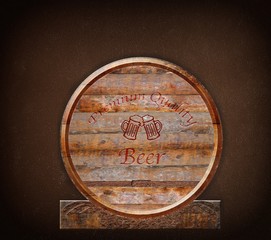 Barrel beer.