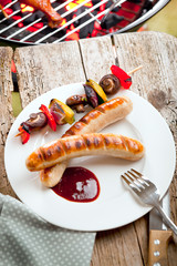 Gegrillte Bratwurst 