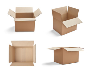box package delivery cardboard carton