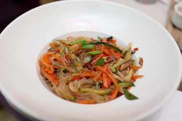 Glass noodles with vegetables