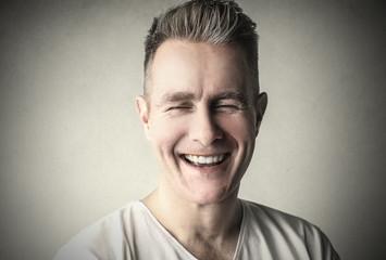 Fototapeta premium Young man smiling