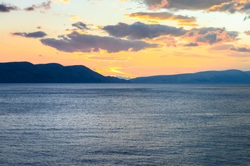 Scenic view of a small island