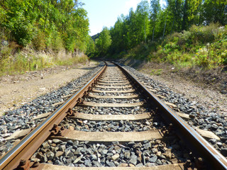 Fototapeta na wymiar Railway line