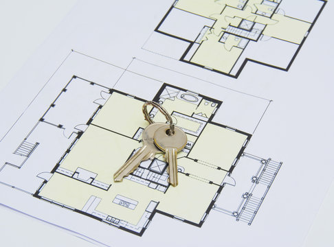 Key on house plan