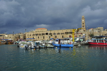 Old City of Acre (Sea Port, Akko, Israel)