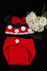 Conjunto de lana para bebé.