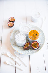 Coconut and Passionfruit Chia Pudding
