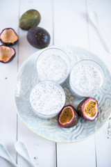 Coconut and Passionfruit Chia Pudding