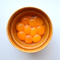 Сырые желтки