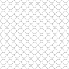 Seamless pattern with hexagons. Repeating modern stylish