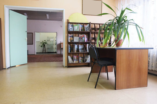 library interior