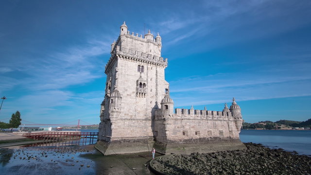 Belem Tower is a fortified tower located in the civil parish of