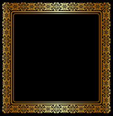 Gold frame