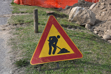 lavoro in corso, cantiere