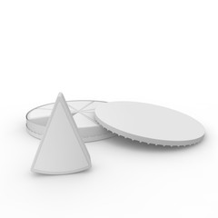 White box for processed cheese