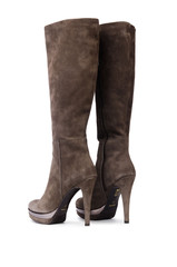 Woman shoes isolated on the white background