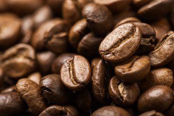 Coffee beans background