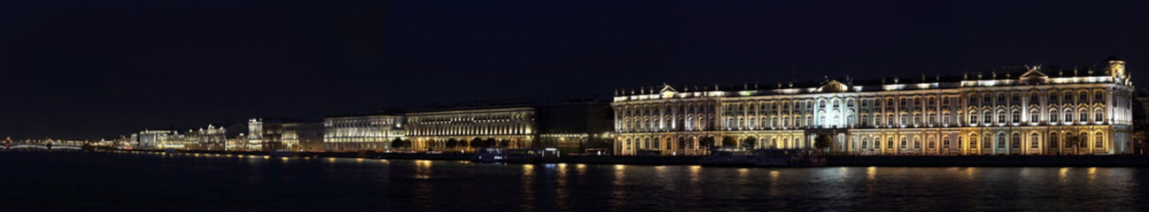 Fototapeta na wymiar panoramic photo St. Petersburg