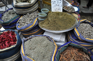 Spice market in old Acre