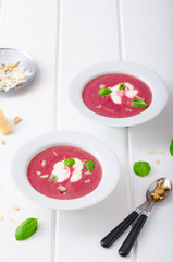 Soup from beet