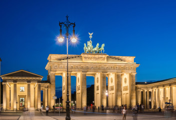 Berlin - AUGUST 4, 2013: Brandenburg Gate on August 4 in Germany