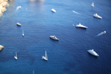 Beautiful bay with boats