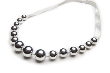 Nice necklace isolated on the white