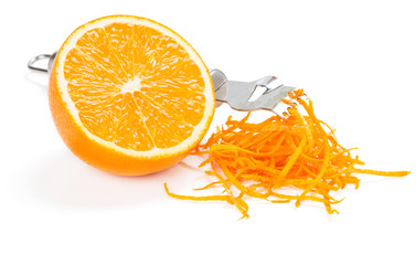 Orange zesting