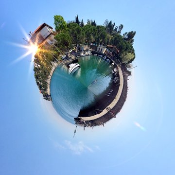 Panorama view in Trieste