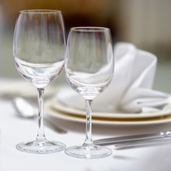Table set for event party