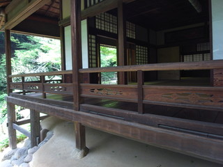 日本家屋の縁側　三渓園