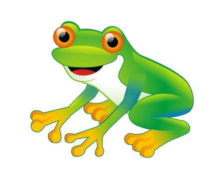 frog toad amphibian character mascot image vector