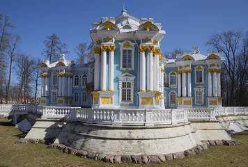 Павильон Эрмитаж апрельским днем. Царское Село