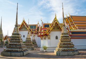 Wat Pho temple, Bangkok, Thailand. Wat Pho, is a Buddhist temple