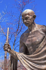 Gandhi Statue Indian Embassy Embassy Row Washington DC