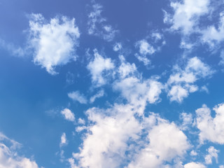 blue sky with cloud closeup