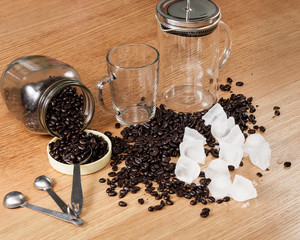 Ingredients for Iced Coffee