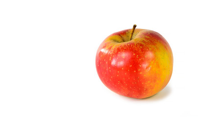 apples on a white background