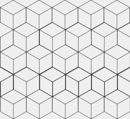 Geometric seamless simple monochrome minimalistic pattern of - 81475759
