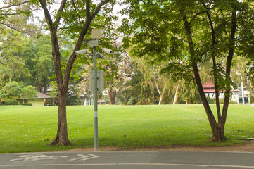 cctv camera in The park